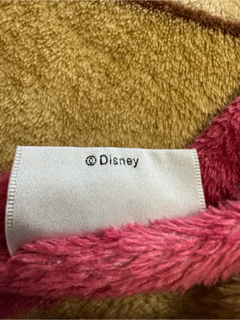 Disney Parks Vintage Patchwork Throw Blanket – Blue, Tan, Brown, Burgundy